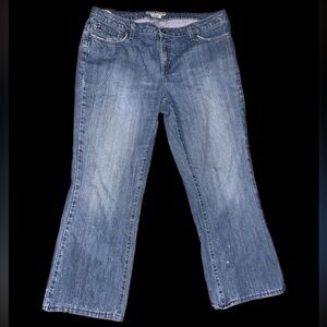 Tommy Hilfiger Blue Flare Wide Leg Jeans